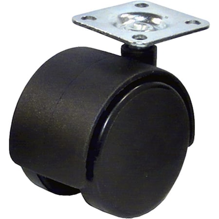 Convenience Concepts 2 in. TruGuard Dual Wheel Caster, Black, 2PK HI2668226